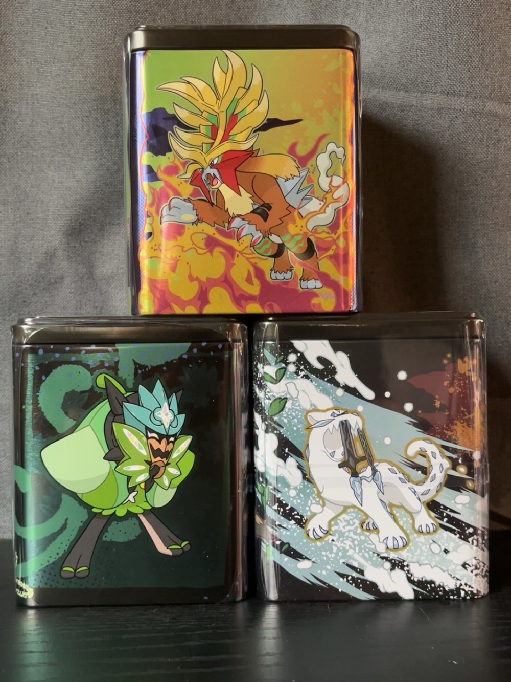 Pokemon Stackin Tins Set of 3!